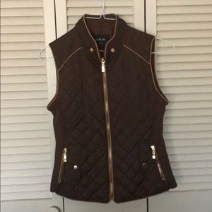 brown vest